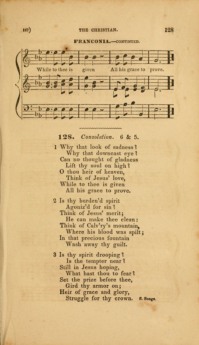 Sacred Songs for Family and Social Worship: comprising the most approved spiritual hymns with chaste and popular tunes page 147