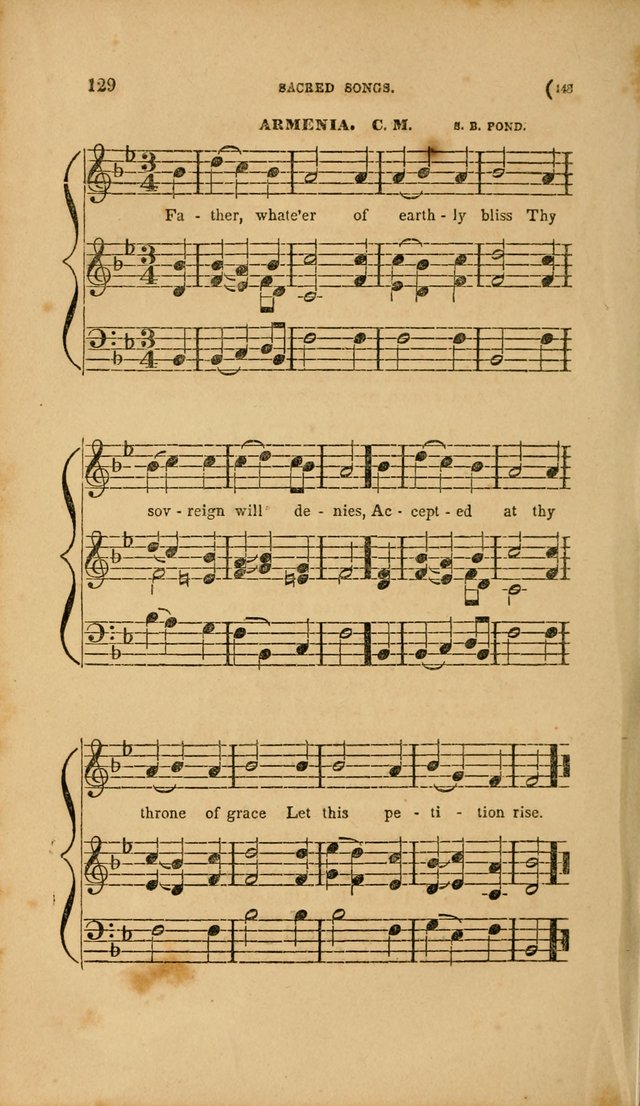 Sacred Songs for Family and Social Worship: comprising the most approved spiritual hymns with chaste and popular tunes page 148