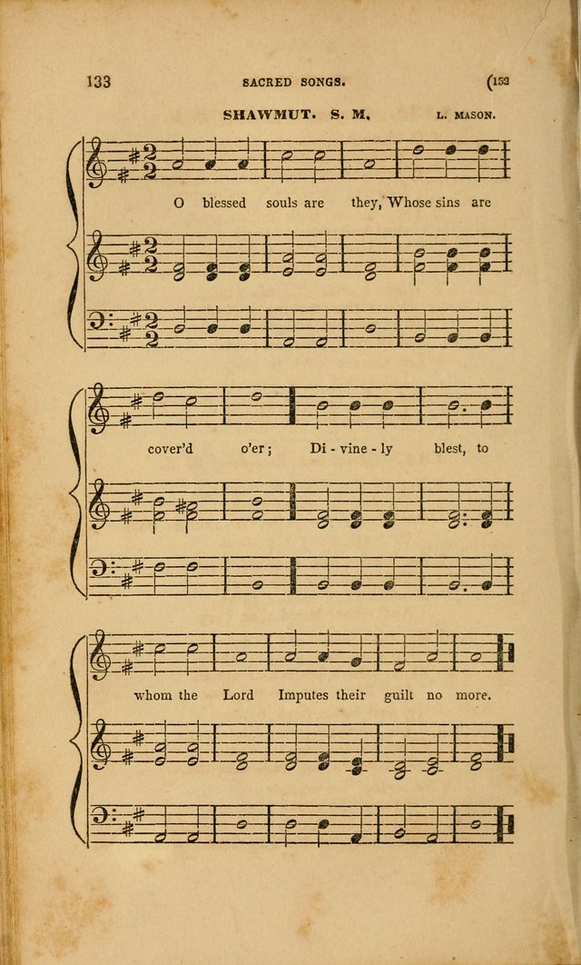 Sacred Songs for Family and Social Worship: comprising the most approved spiritual hymns with chaste and popular tunes page 152
