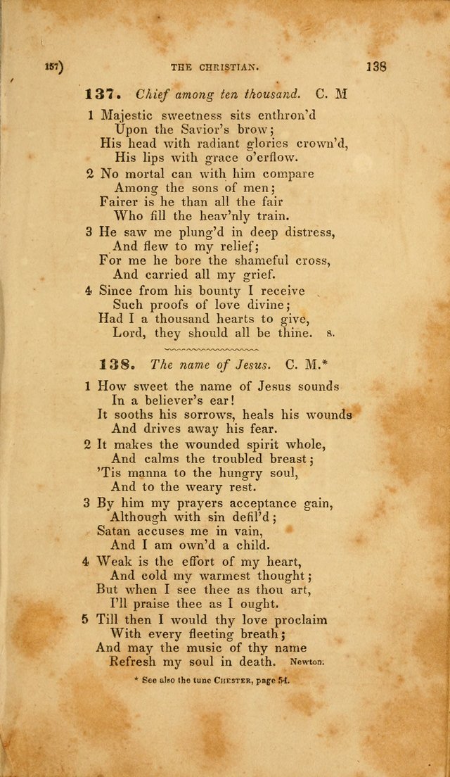 Sacred Songs for Family and Social Worship: comprising the most approved spiritual hymns with chaste and popular tunes page 157