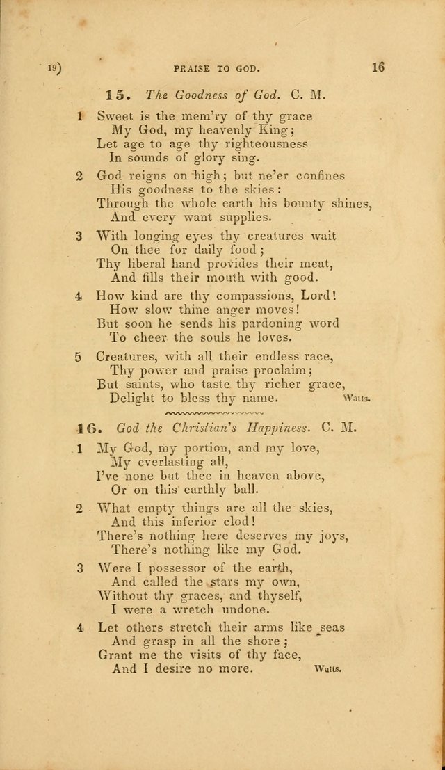 Sacred Songs for Family and Social Worship: comprising the most approved spiritual hymns with chaste and popular tunes page 19
