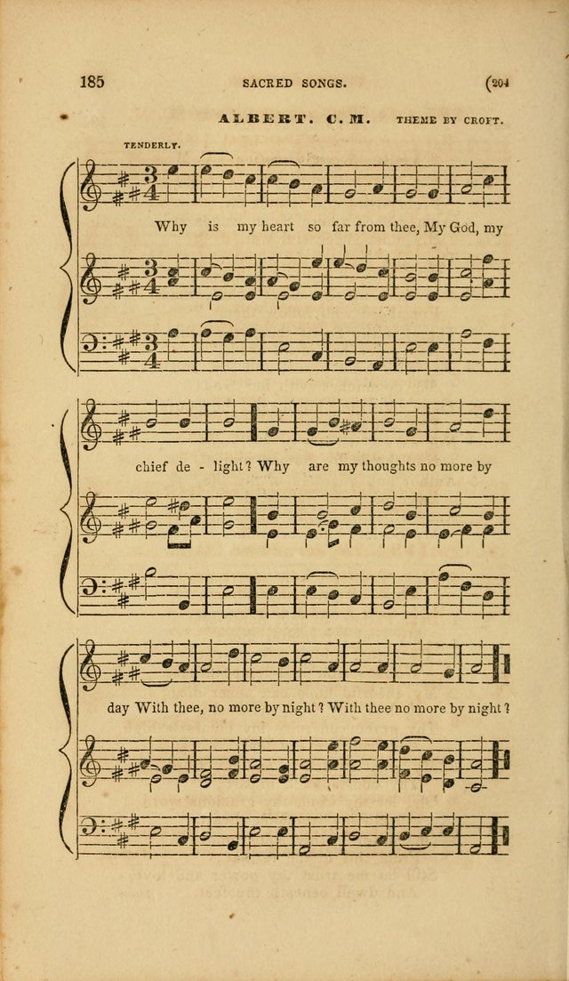 Sacred Songs for Family and Social Worship: comprising the most approved spiritual hymns with chaste and popular tunes page 204