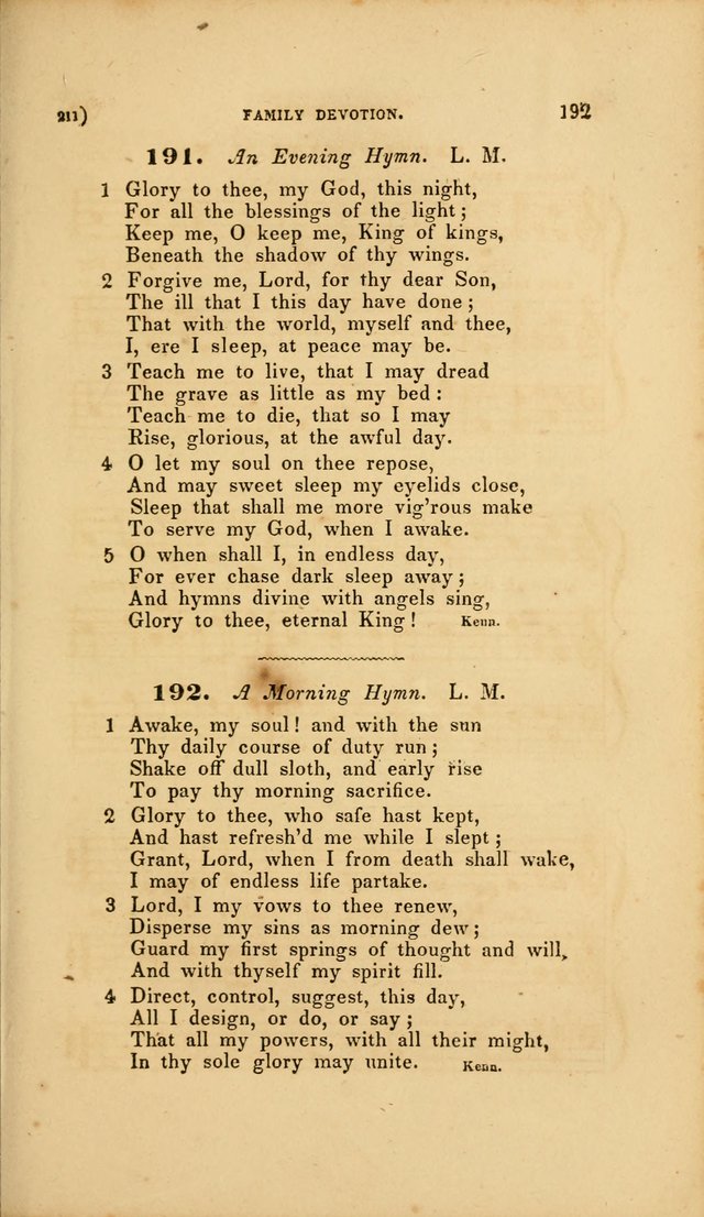 Sacred Songs for Family and Social Worship: comprising the most approved spiritual hymns with chaste and popular tunes page 211