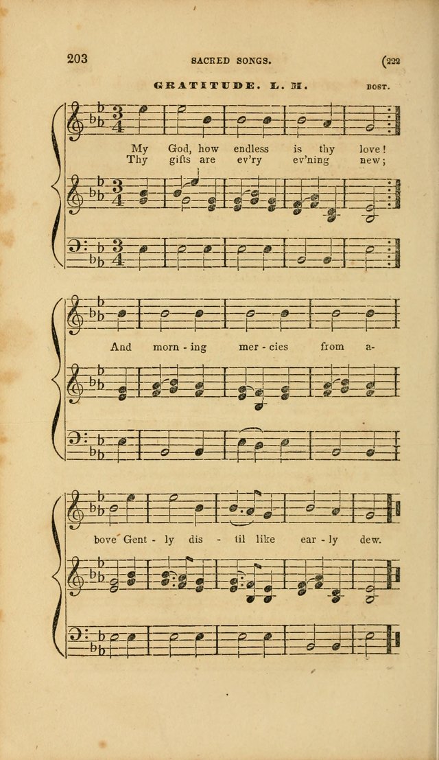 Sacred Songs for Family and Social Worship: comprising the most approved spiritual hymns with chaste and popular tunes page 222