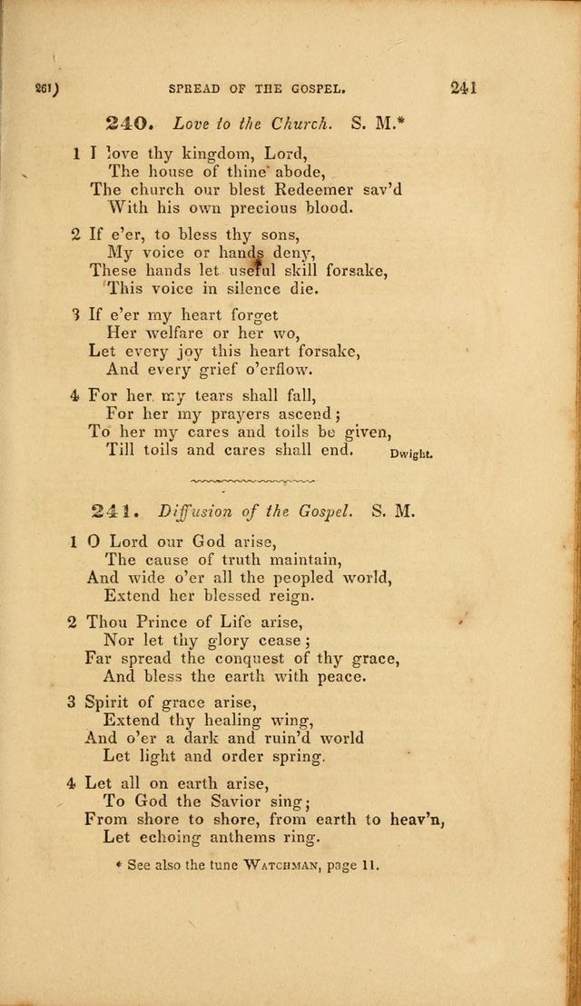 Sacred Songs for Family and Social Worship: comprising the most approved spiritual hymns with chaste and popular tunes page 261