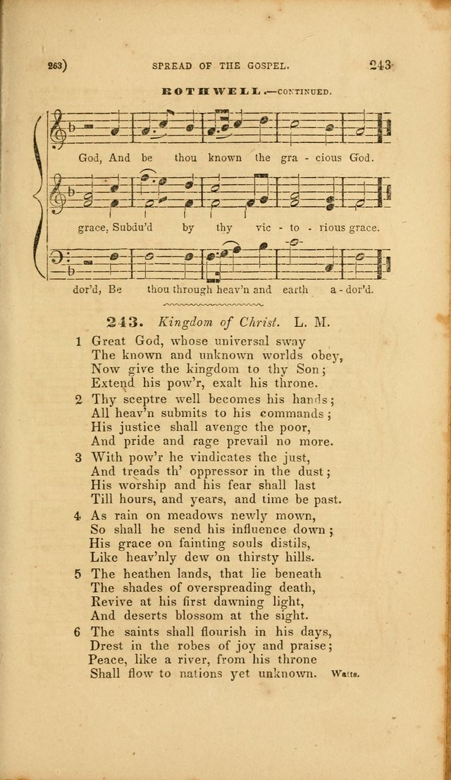 Sacred Songs for Family and Social Worship: comprising the most approved spiritual hymns with chaste and popular tunes page 263