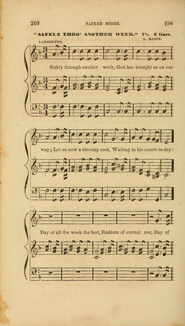 Sacred Songs for Family and Social Worship: comprising the most approved spiritual hymns with chaste and popular tunes page 284