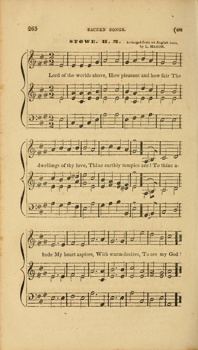 Sacred Songs for Family and Social Worship: comprising the most approved spiritual hymns with chaste and popular tunes page 292