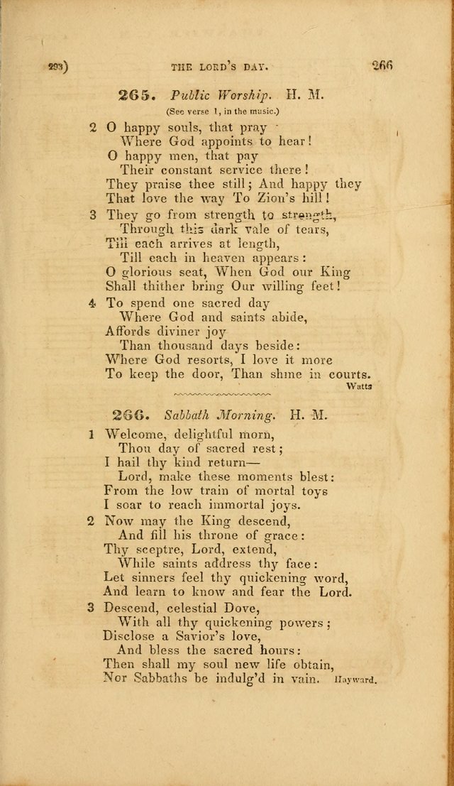 Sacred Songs for Family and Social Worship: comprising the most approved spiritual hymns with chaste and popular tunes page 293