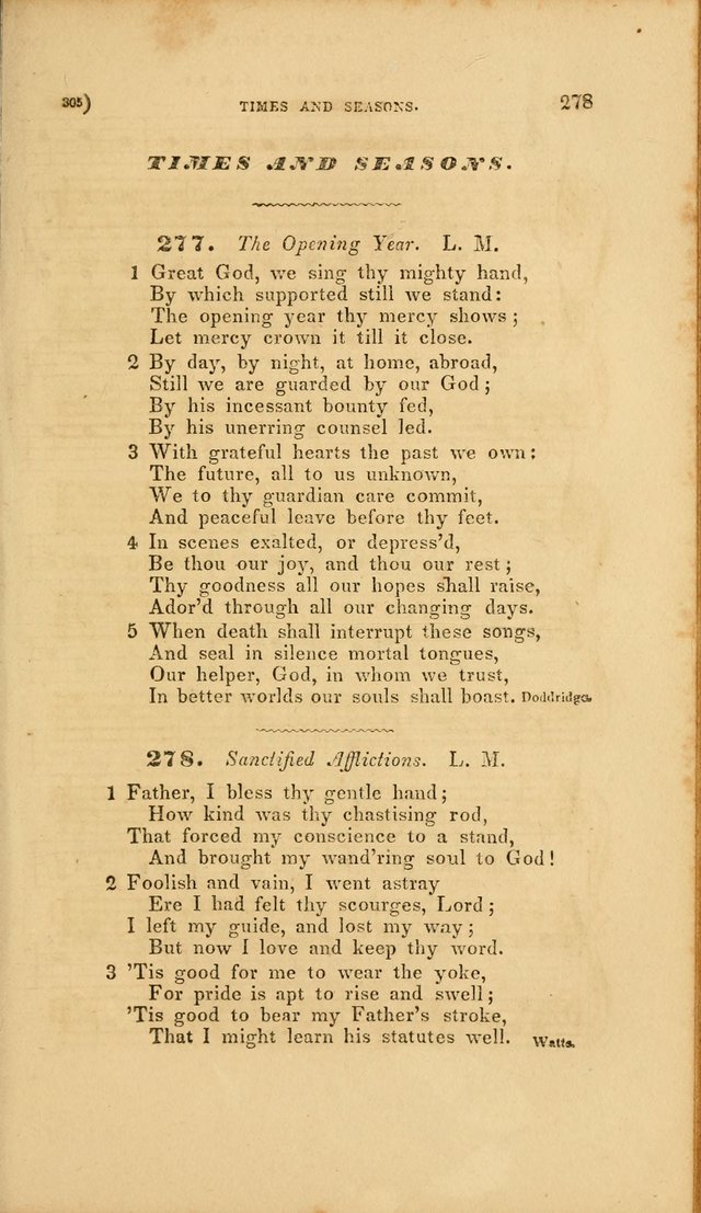 Sacred Songs for Family and Social Worship: comprising the most approved spiritual hymns with chaste and popular tunes page 305