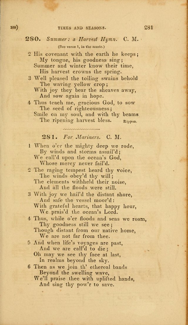 Sacred Songs for Family and Social Worship: comprising the most approved spiritual hymns with chaste and popular tunes page 309