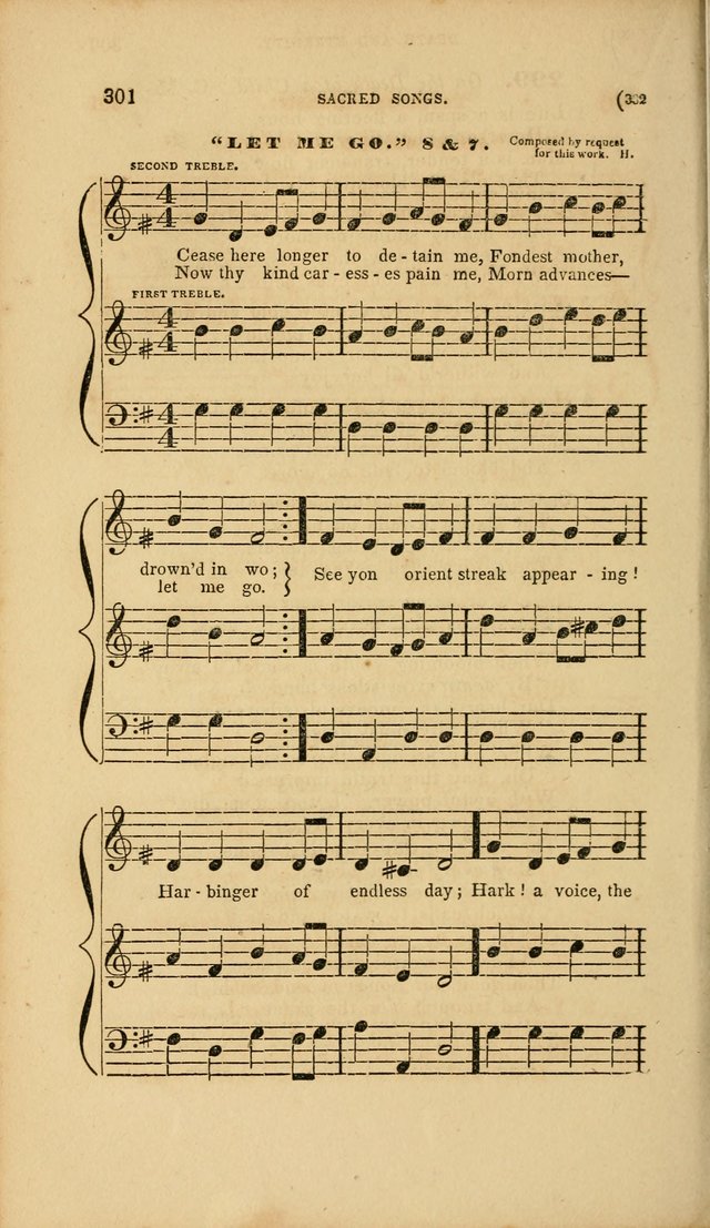 Sacred Songs for Family and Social Worship: comprising the most approved spiritual hymns with chaste and popular tunes page 332