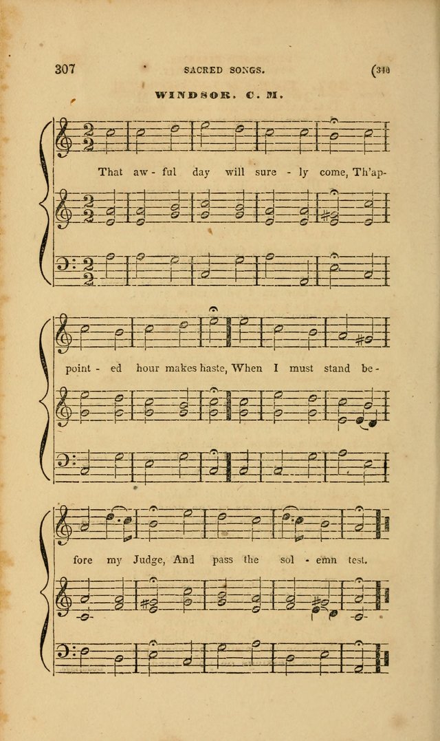 Sacred Songs for Family and Social Worship: comprising the most approved spiritual hymns with chaste and popular tunes page 340