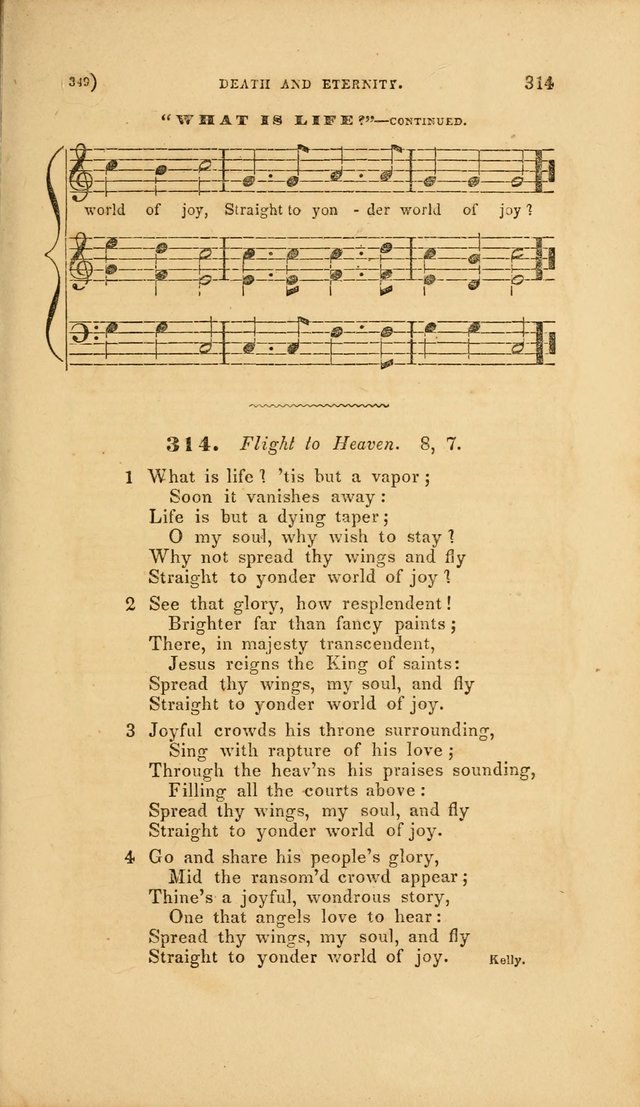 Sacred Songs for Family and Social Worship: comprising the most approved spiritual hymns with chaste and popular tunes page 349