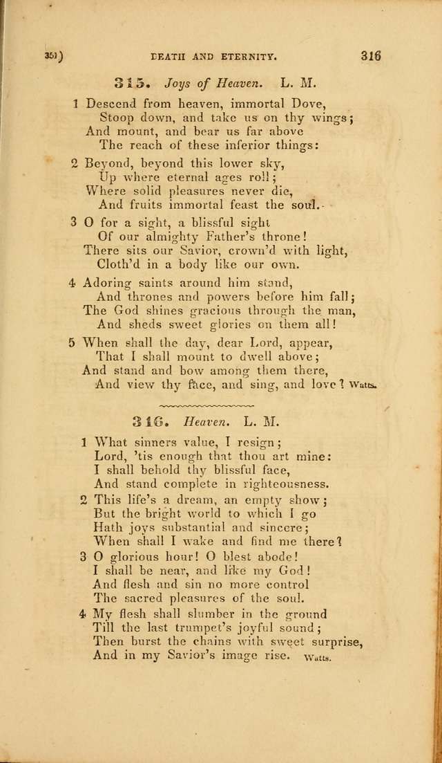 Sacred Songs for Family and Social Worship: comprising the most approved spiritual hymns with chaste and popular tunes page 351