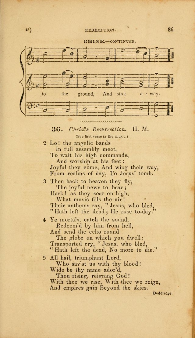 Sacred Songs for Family and Social Worship: comprising the most approved spiritual hymns with chaste and popular tunes page 45