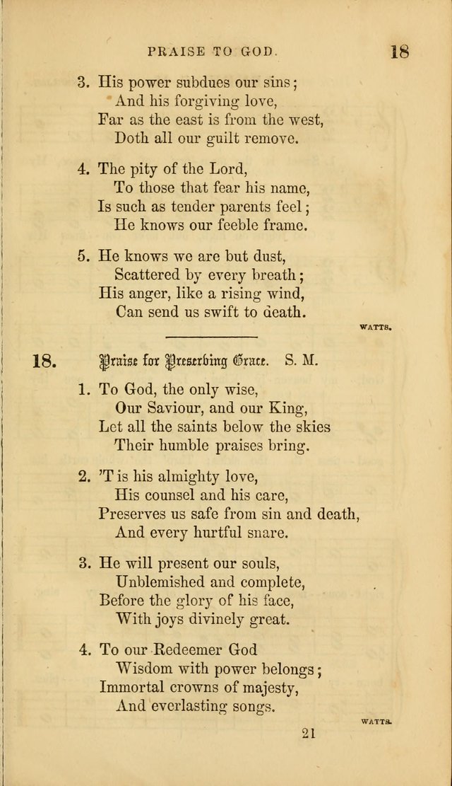 Sacred Songs for Family and Social Worship: comprising the most approved spiritual hymns with chaste and popular tunes ( New ed. rev. and enl.) page 21