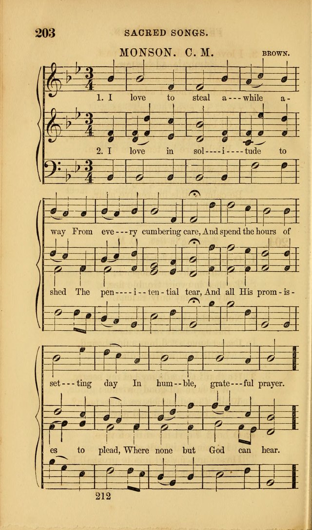 Sacred Songs for Family and Social Worship: comprising the most approved spiritual hymns with chaste and popular tunes ( New ed. rev. and enl.) page 214