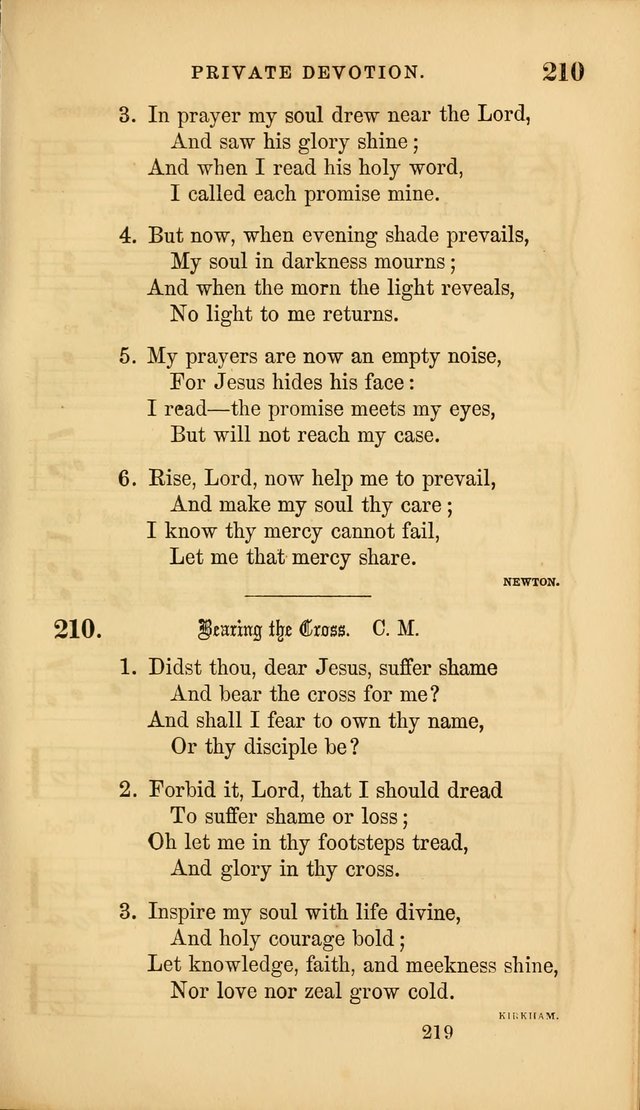 Sacred Songs for Family and Social Worship: comprising the most approved spiritual hymns with chaste and popular tunes ( New ed. rev. and enl.) page 221