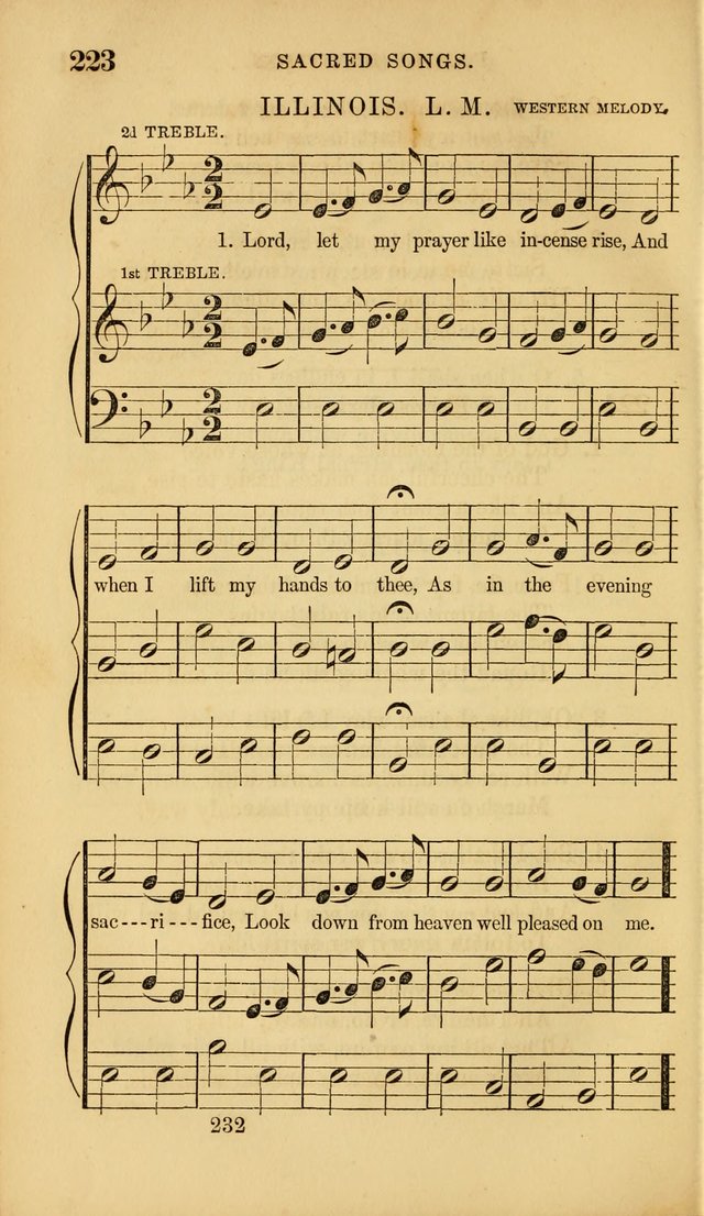 Sacred Songs for Family and Social Worship: comprising the most approved spiritual hymns with chaste and popular tunes ( New ed. rev. and enl.) page 234