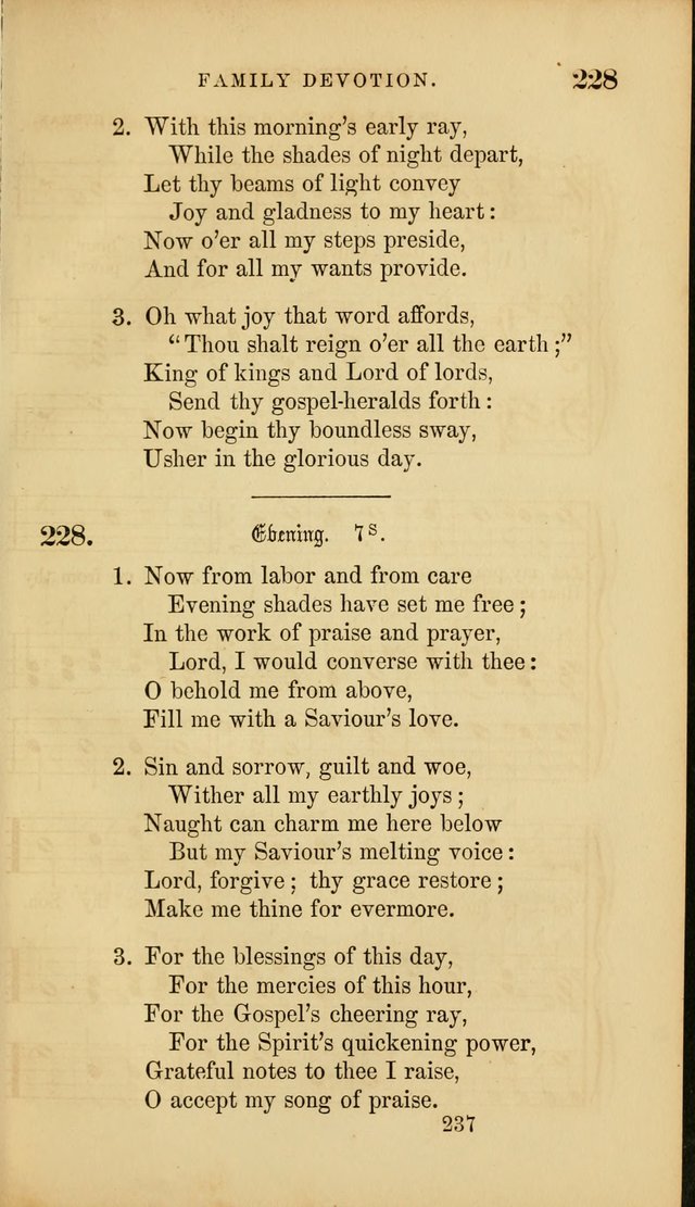 Sacred Songs for Family and Social Worship: comprising the most approved spiritual hymns with chaste and popular tunes ( New ed. rev. and enl.) page 239