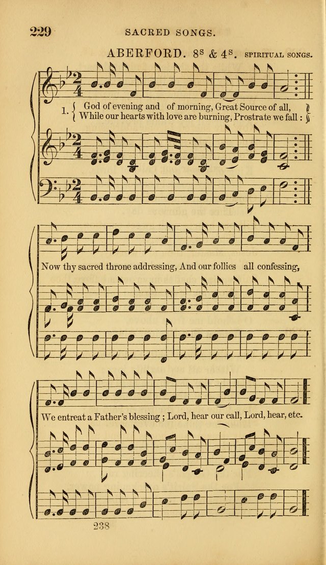 Sacred Songs for Family and Social Worship: comprising the most approved spiritual hymns with chaste and popular tunes ( New ed. rev. and enl.) page 240