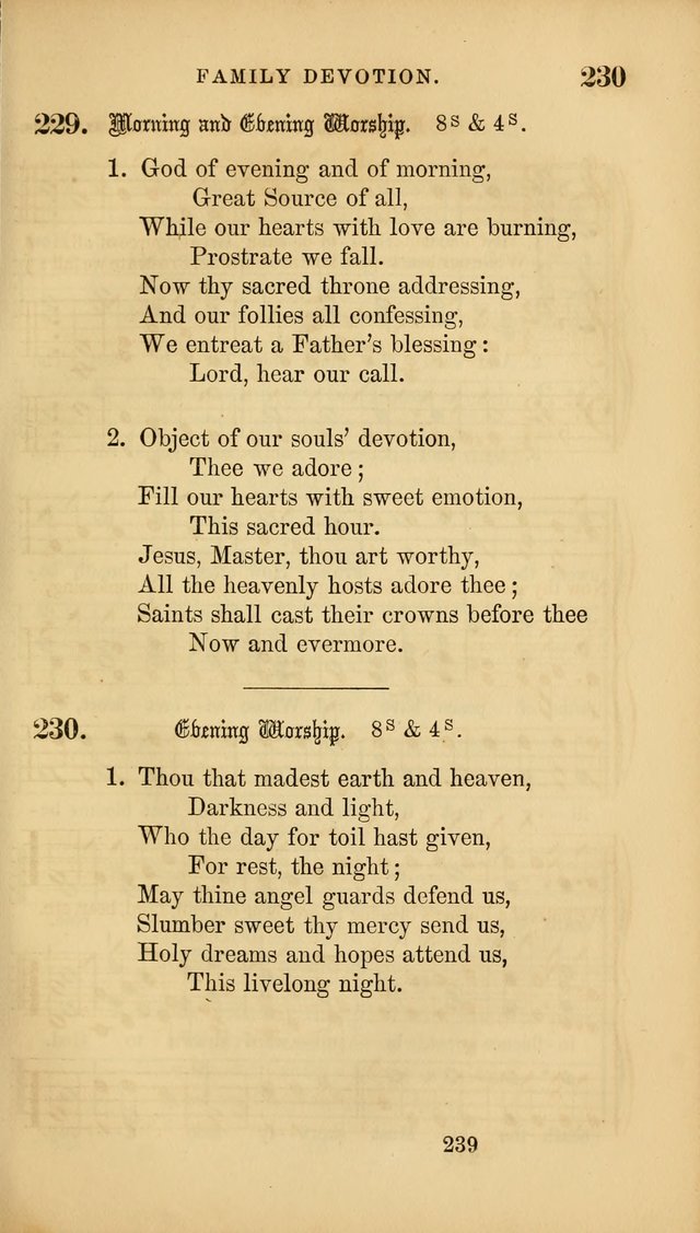 Sacred Songs for Family and Social Worship: comprising the most approved spiritual hymns with chaste and popular tunes ( New ed. rev. and enl.) page 241