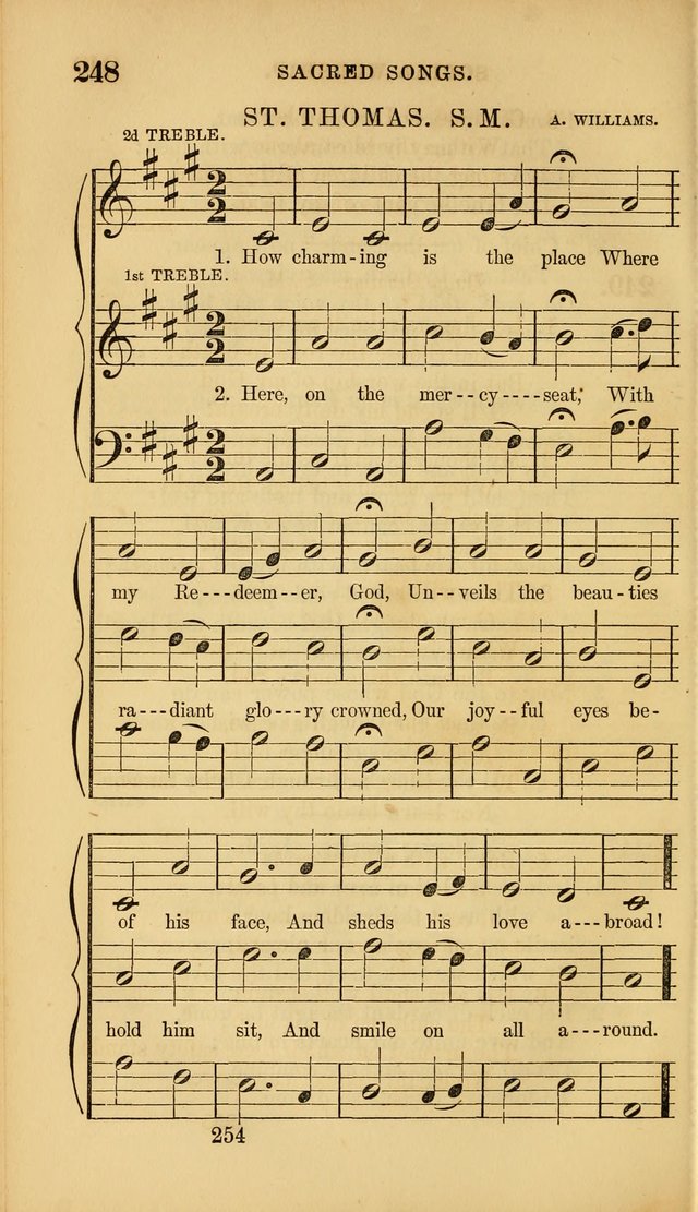 Sacred Songs for Family and Social Worship: comprising the most approved spiritual hymns with chaste and popular tunes ( New ed. rev. and enl.) page 256