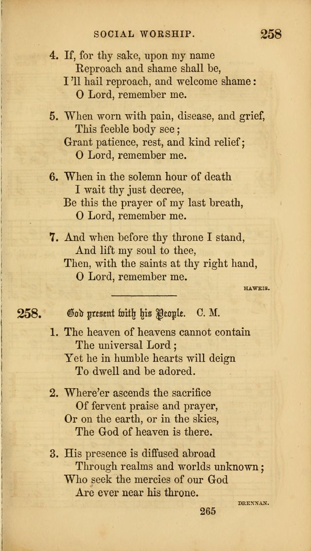Sacred Songs for Family and Social Worship: comprising the most approved spiritual hymns with chaste and popular tunes ( New ed. rev. and enl.) page 267