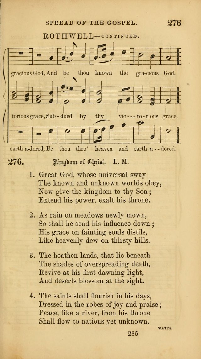 Sacred Songs for Family and Social Worship: comprising the most approved spiritual hymns with chaste and popular tunes ( New ed. rev. and enl.) page 287