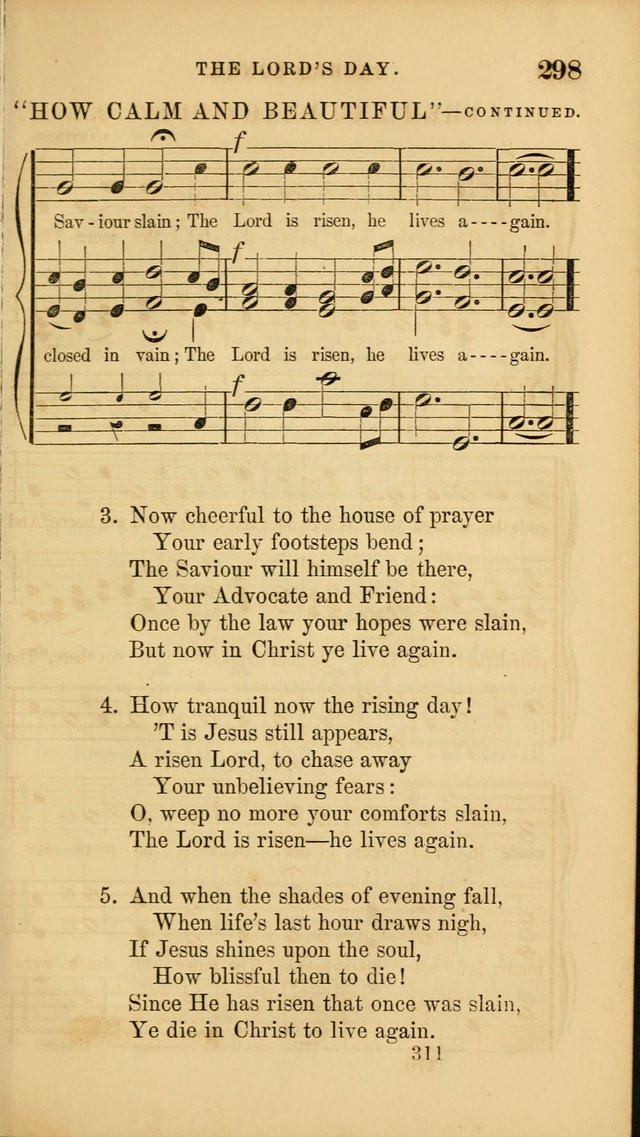 Sacred Songs for Family and Social Worship: comprising the most approved spiritual hymns with chaste and popular tunes ( New ed. rev. and enl.) page 313