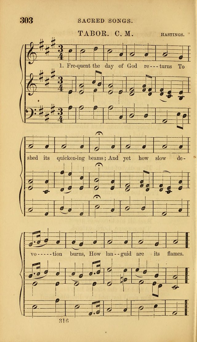 Sacred Songs for Family and Social Worship: comprising the most approved spiritual hymns with chaste and popular tunes ( New ed. rev. and enl.) page 318