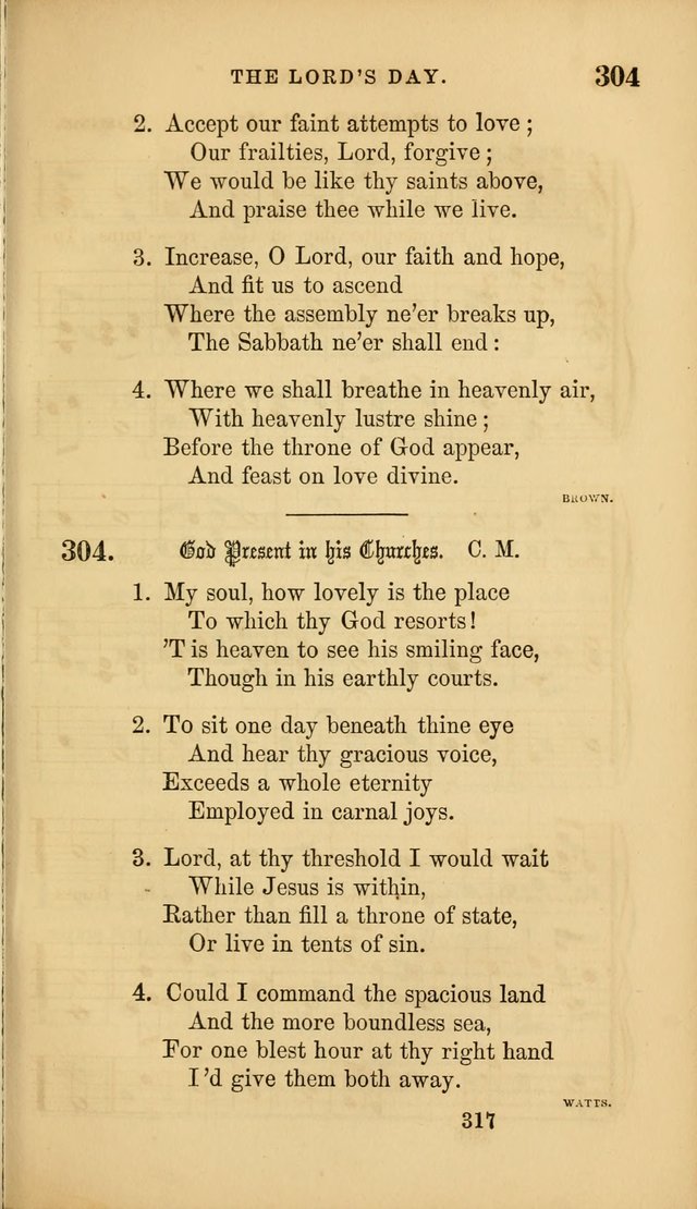 Sacred Songs for Family and Social Worship: comprising the most approved spiritual hymns with chaste and popular tunes ( New ed. rev. and enl.) page 319