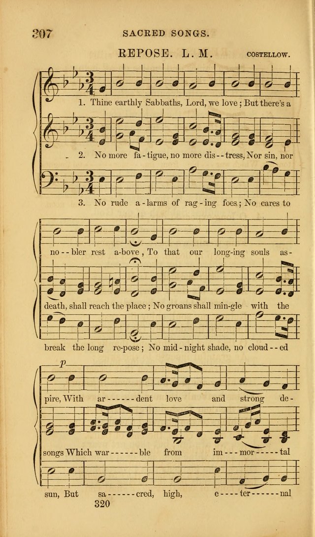 Sacred Songs for Family and Social Worship: comprising the most approved spiritual hymns with chaste and popular tunes ( New ed. rev. and enl.) page 322