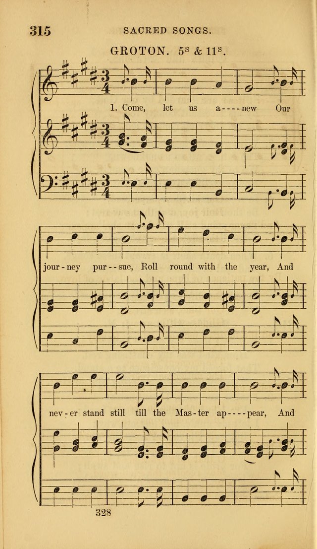 Sacred Songs for Family and Social Worship: comprising the most approved spiritual hymns with chaste and popular tunes ( New ed. rev. and enl.) page 330