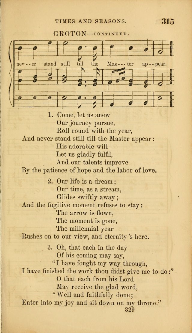 Sacred Songs for Family and Social Worship: comprising the most approved spiritual hymns with chaste and popular tunes ( New ed. rev. and enl.) page 331