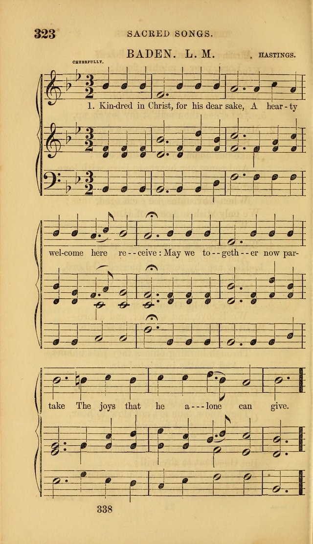 Sacred Songs for Family and Social Worship: comprising the most approved spiritual hymns with chaste and popular tunes ( New ed. rev. and enl.) page 340