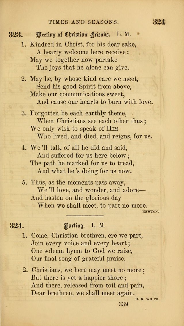 Sacred Songs for Family and Social Worship: comprising the most approved spiritual hymns with chaste and popular tunes ( New ed. rev. and enl.) page 341