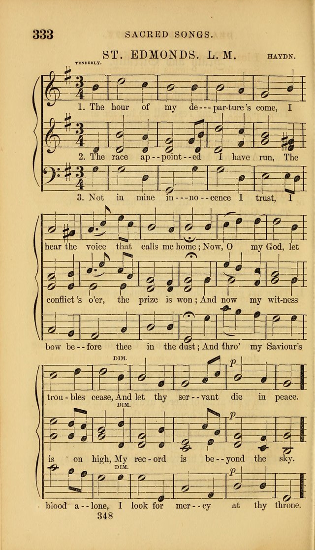 Sacred Songs for Family and Social Worship: comprising the most approved spiritual hymns with chaste and popular tunes ( New ed. rev. and enl.) page 350