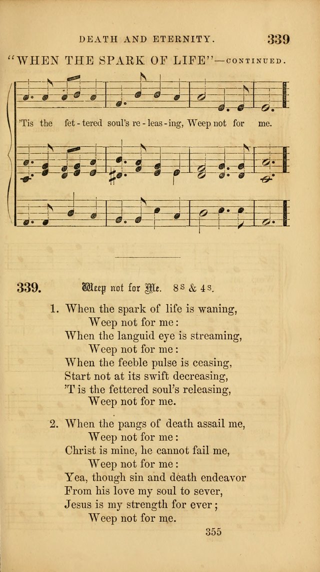 Sacred Songs for Family and Social Worship: comprising the most approved spiritual hymns with chaste and popular tunes ( New ed. rev. and enl.) page 357