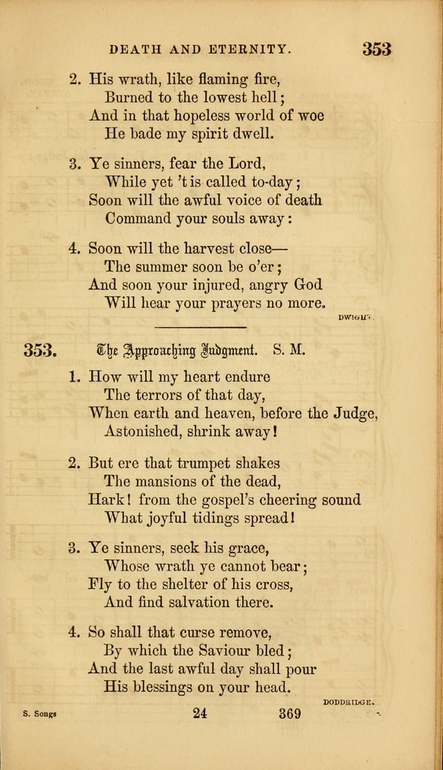 Sacred Songs for Family and Social Worship: comprising the most approved spiritual hymns with chaste and popular tunes ( New ed. rev. and enl.) page 371