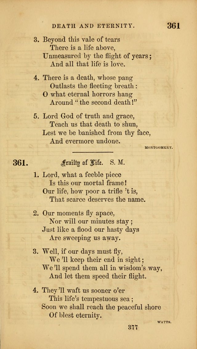 Sacred Songs for Family and Social Worship: comprising the most approved spiritual hymns with chaste and popular tunes ( New ed. rev. and enl.) page 379