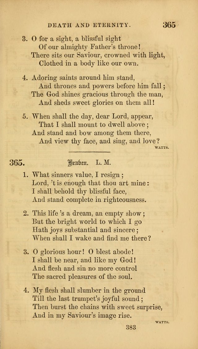 Sacred Songs for Family and Social Worship: comprising the most approved spiritual hymns with chaste and popular tunes ( New ed. rev. and enl.) page 385