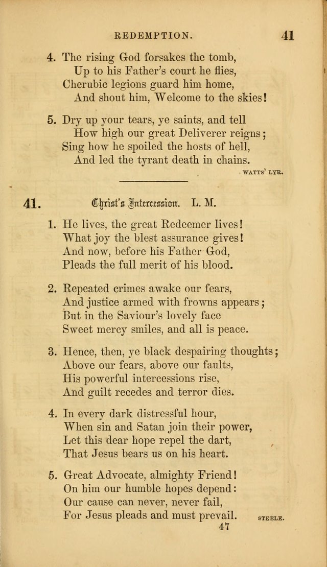 Sacred Songs for Family and Social Worship: comprising the most approved spiritual hymns with chaste and popular tunes ( New ed. rev. and enl.) page 47