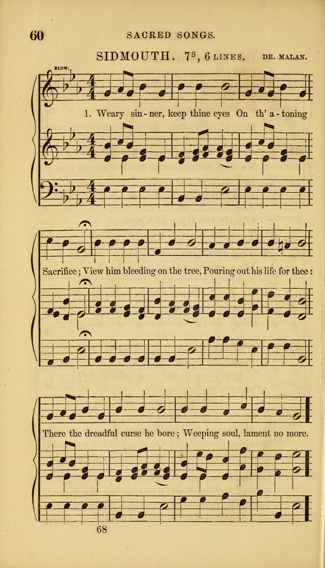 Sacred Songs for Family and Social Worship: comprising the most approved spiritual hymns with chaste and popular tunes ( New ed. rev. and enl.) page 68