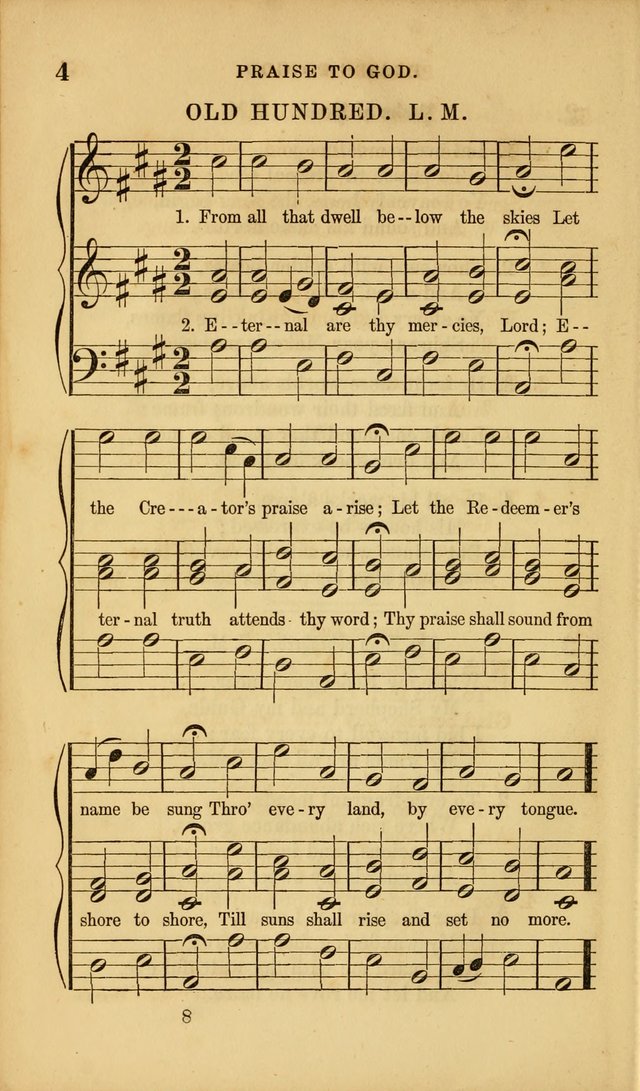 Sacred Songs for Family and Social Worship: comprising the most approved spiritual hymns with chaste and popular tunes ( New ed. rev. and enl.) page 8