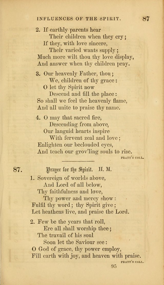 Sacred Songs for Family and Social Worship: comprising the most approved spiritual hymns with chaste and popular tunes ( New ed. rev. and enl.) page 95