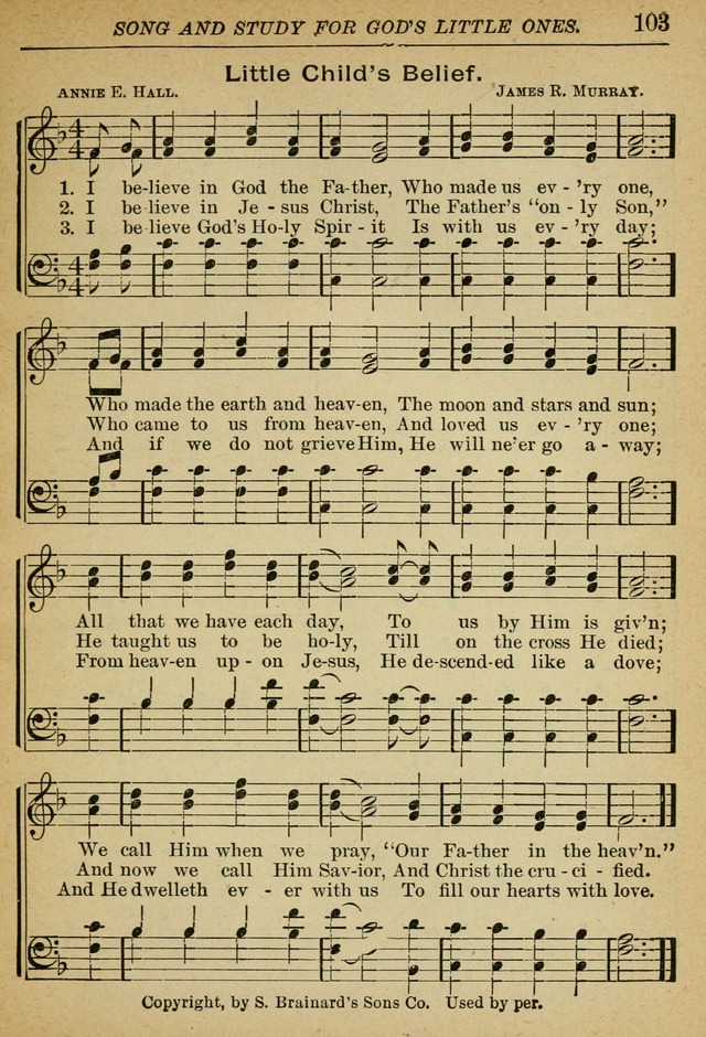 Song and Study for God