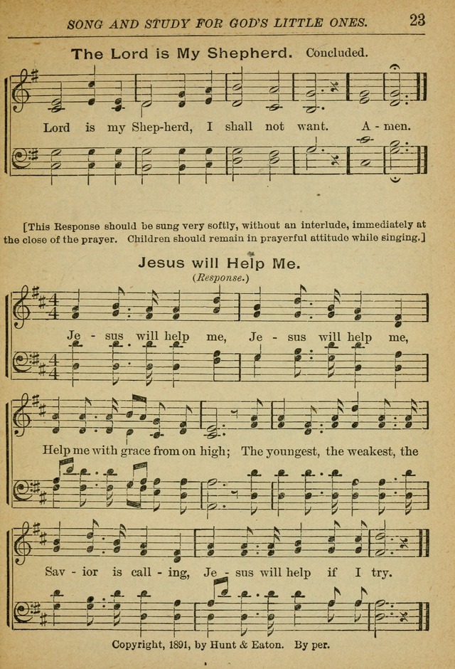 Song and Study for God