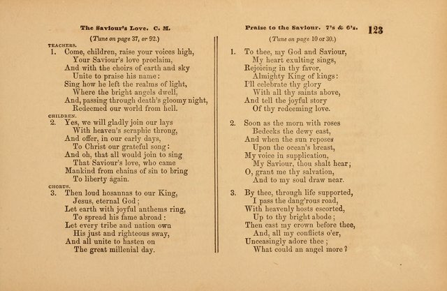 Sabbath School Gems of Music and Poetry: designed expressly for the Sabbath School page 125